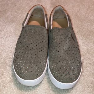 Dr. Scholl’s Perforated Suede Slip-On Sneakers